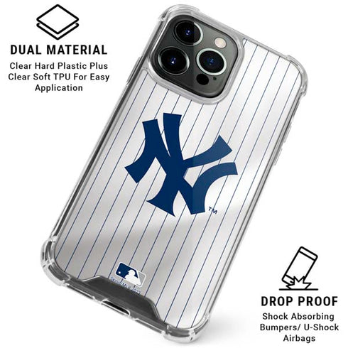 MLB New York Yankees Home Jersey iPhone 16 Pro Max Clear Case
